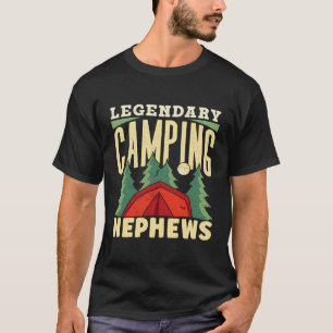 T-shirt Camping légendaire Camp Nephews Camping Camper Cam
