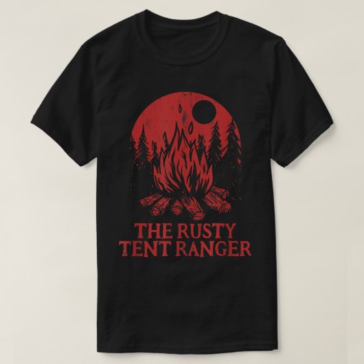 T-shirt Camping Les amis Camper Buddy (Design devant)