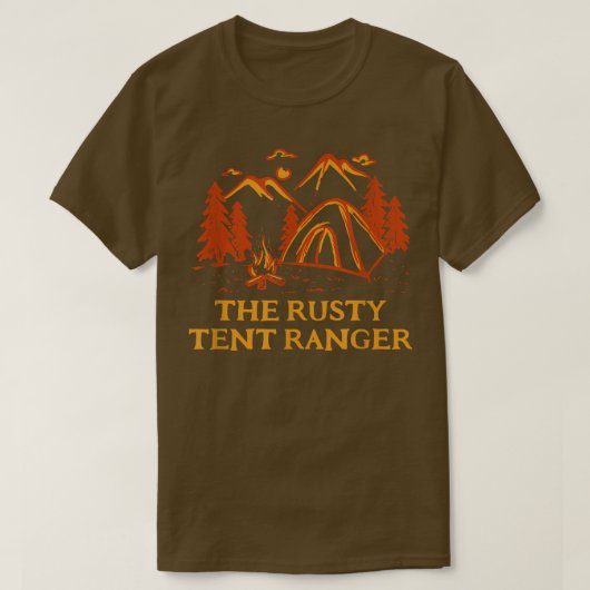 T-shirt Camping Les amis Camper Buddy (Design devant)