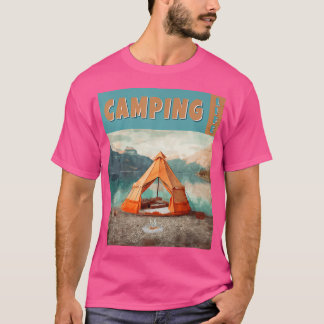 T-shirt Camping Life For Life Camper Fuuny Camping Partena