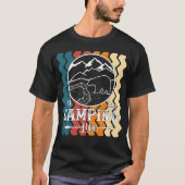 T-shirt Camping Life Retro apparel gift (Devant)