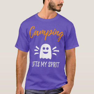 T-shirt Camping Lifts My Spirit Funny Campers Halloween G