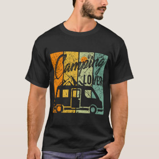 T-shirt Camping Lover Campruck Adventure Camper Gifts frie
