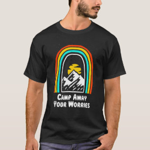 T-shirt Camping Loves Your Worries Camping Motivational Ci