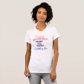 T-shirt Camping maman ! Typographie (Devant entier)