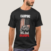 T-shirt Camping masculin Papy Camper Caravane Camping 7 (Devant)