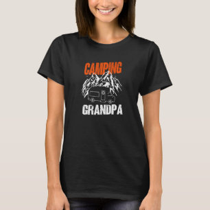 T-shirt Camping Mens Grandpa Camper Caravan Camping 9