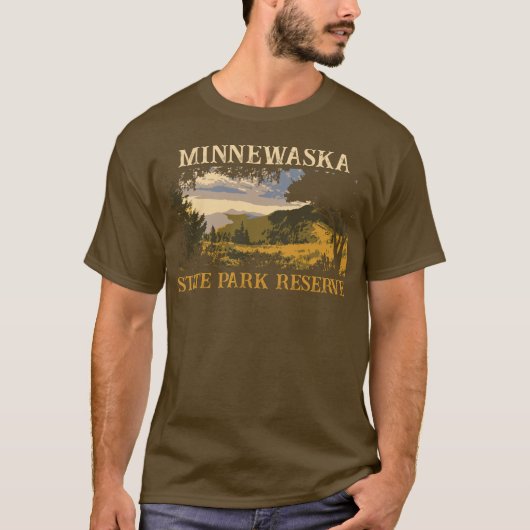 T-shirt Camping Minnewaska State Park Voyage en famille da (Devant)