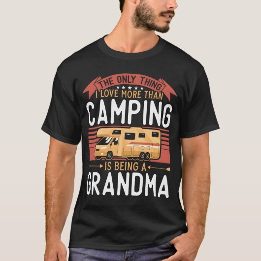T-shirt Camping Motorhome funny (Devant)