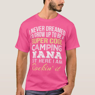 T-shirt Camping Nana T Shirt