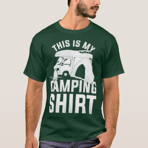 T-shirt Camping Nature Camp Funny Camper Camper extérieur 