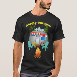 T-shirt Camping Parc national extérieur Happy Forest Campe