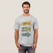 T-shirt Camping personnalisé papa ou autre (Devant entier)