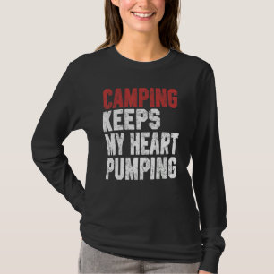 T-shirt Camping pour hommes femmes voyage camping-car vaca