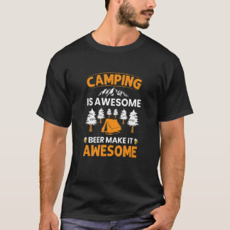 T-shirt Camping Pour Les Weiners Et Perdu Et Perdu 1
