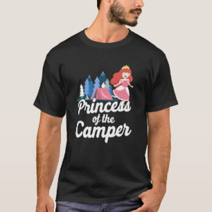 T-shirt Camping Princesse Du Camper Famille Tente Cute