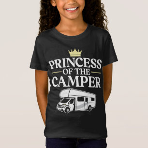 T-Shirt Camping Princesse Du Camper Family Girl