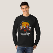 T-shirt Camping Pun Plus Amusant Autour Du Marshmal Du Feu (Devant entier)