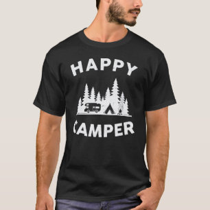 T-shirt Camping Randonnée  Cadeau Joyeux Campeur