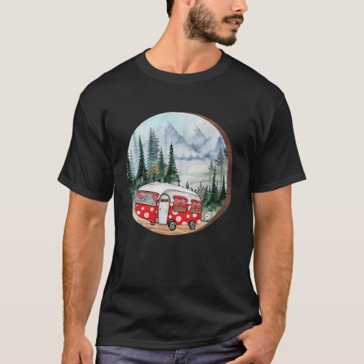 T-shirt camping randonnée et alpinisme rêve (Devant)