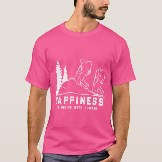 T-shirt Camping randonnée feu de camp famille