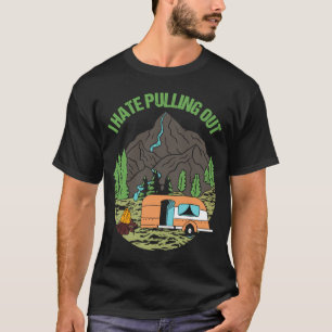 T-shirt Camping Randonnée Life Je Déteste Sortir Camping B