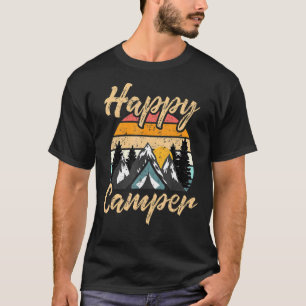 T-shirt Camping Randonnée présent Happy Camper