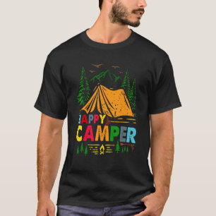 T-shirt Camping Randonnée présent Happy Camper