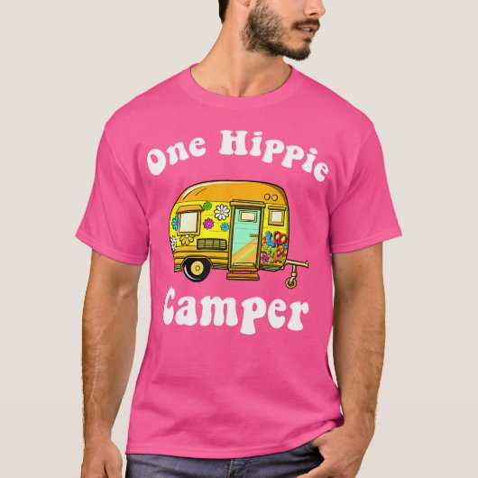 T-shirt Camping Rétro 60S Les années 70 Drôle Hippie Rv Ca (Devant)