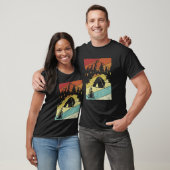 T-shirt Camping Rétro Glamping Backpacking Camp Camping (Unisexe)