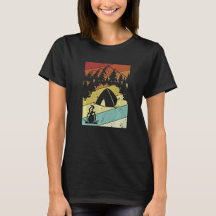 T-shirt Camping Rétro Glamping Backpacking Camp Camping