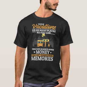 T-shirt Camping RV vous pouvez toujours faire Money Premi