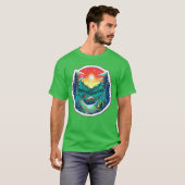 T-shirt Camping Sérénité fille (Devant entier)
