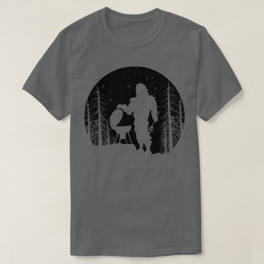 T-shirt Camping Silhouette (Design devant)
