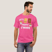 T-shirt Camping S'Mores Marshmallows - Kawaii - Part (Devant entier)