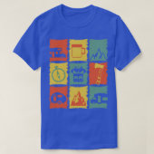 T-shirt Camping Stuff pour un Camper (Design devant)