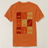 T-shirt Camping Stuff Retro 1 (Design devant)