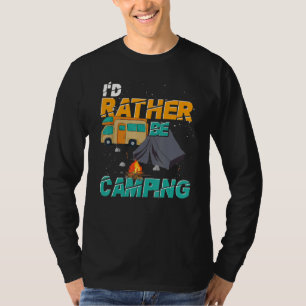 T-shirt Camping Tente Camper Camper Camper Caravan Camp ex