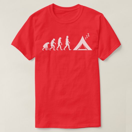 T-shirt Camping Tente Evolution 1 (Design devant)