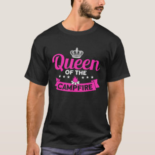 T-shirt Camping Tente Queen Of The Campfire