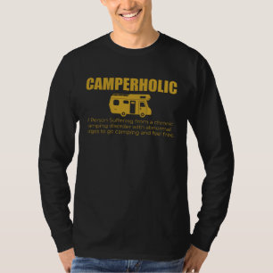 T-shirt Campingue Une Personne Atteinte D'un Trouble Du Ca