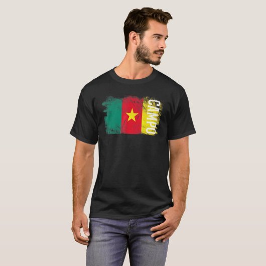 T-shirt Campo Cameroun Pour Hommes Camerounais Femmes Enfa (Devant entier)