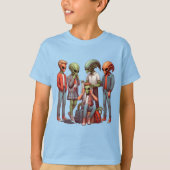 T-shirt Campout Alien : Cosmic Adventure Attend (Devant)