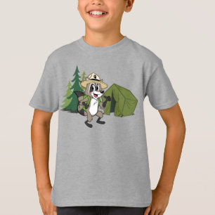 T-shirt Campout américain de Rick de garde forestière