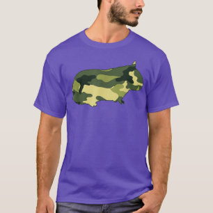 T-shirt Camster militaire Hommes Imprimer Rodent Pet US