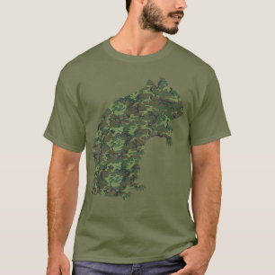 T-shirt Camster militaire Imprimer US Rodent Animaux de co