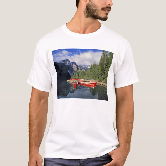T-shirt Canada, Alberta, Moraine Lake. Le verre (Devant)