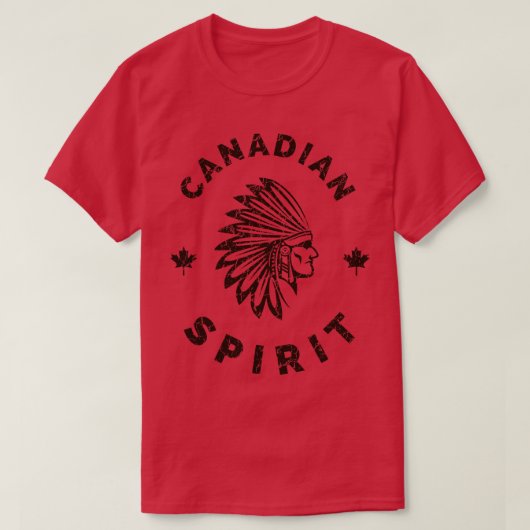 T-shirt Canada Amérindiens Canadiens (Design devant)