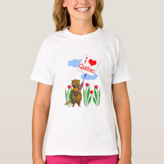 T-shirt Canada Beaver Loves Québec