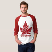 T-shirt Canada Chemise Feuille d'érable (Devant entier)